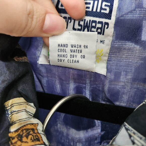 VINTAGE Details Sportswear 100% Silk Jacket Bomber Windbreaker Pant Set L Womens - Picture 8 of 16